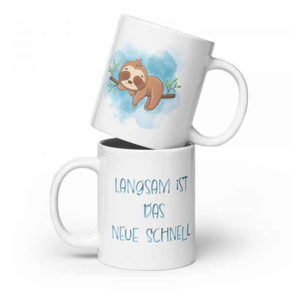 Faultier Tasse "Langsam ist das neue schnell"