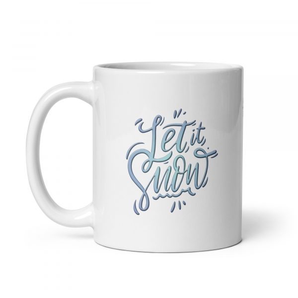 Winter Tasse "Let it snow"