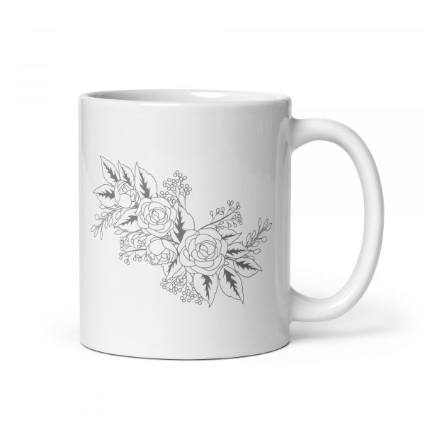 Mama Tasse mit Blumen
