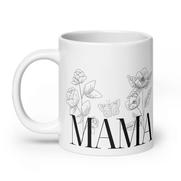 Mama Tasse mit Blumen