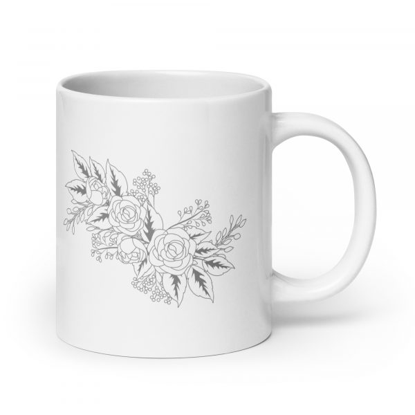 Mama Tasse mit Blumen